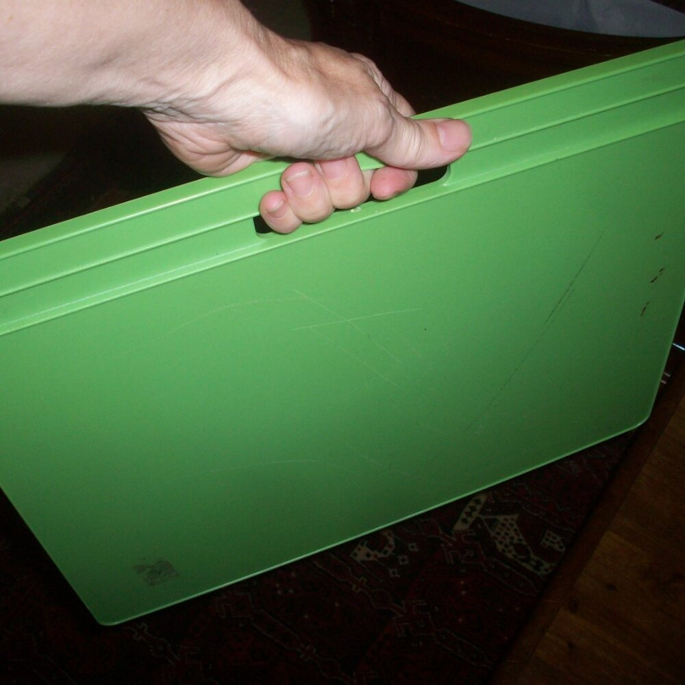 Plastic Soft Microfiber Lap Desk Travel Desk Green Bed Plane Car Carry Handle